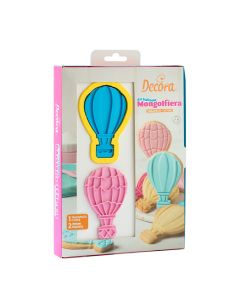 Decora Koekjesuitsteker Plastic - Luchtballon pk/3 met stempel