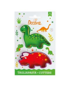 Decora Koekjesuitsteker Plastic - Dinosaurus pk/2