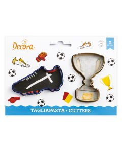 Decora Koekjesuitsteker Plastic - Voetbal pk/2