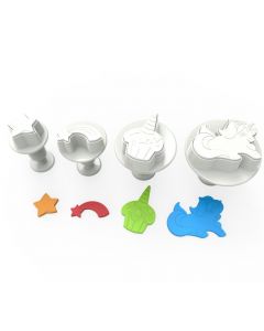 Dekofee Plunger Uitsteker Unicorn Set/4