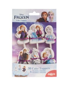 Dekora Disney Frozen Cake Toppers pk/30