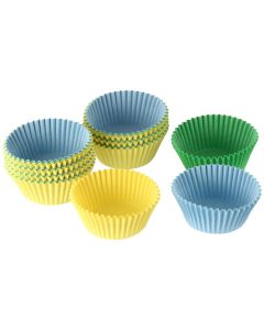 Dr. Oetker Cupcakevormpjes Geel/Groen/Blauw pk/150