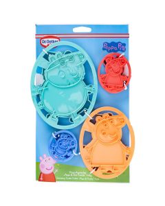 Dr. Oetker Peppa Pig & Family - Embossing Koekjes Uitstekers pc/4