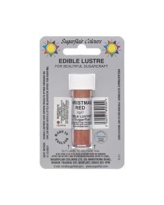 Sugarflair Edible Lustre Christmas Red, 4g