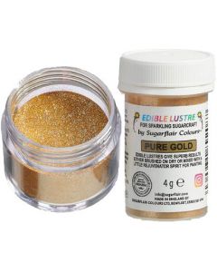 Sugarflair Eetbare Glanspoeder Glitter Goud 4g