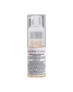 Sugarflair Pomp Spray Glitterpoeder Goud 10g