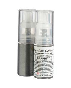 Sugarflair Pomp Spray Glitterpoeder Graphite