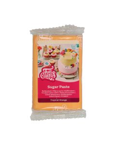 FunCakes Rolfondant Tropical Oranje 250g