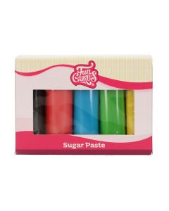 FunCakes Rolfondant Multipack Essentiële Kleuren 5x100g