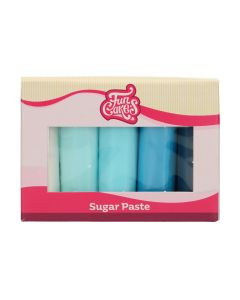 FunCakes Rolfondant Multipack Blauw Palet 5x100g