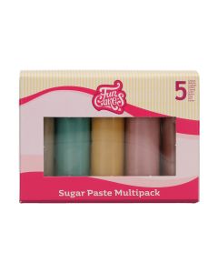 FunCakes Rolfondant Multipack Earth Colours 5x100 g