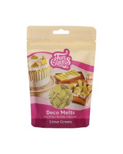 FunCakes Deco Melts - Limoen Groen - 250g