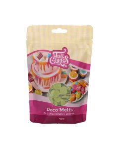 FunCakes Deco Melts - Groene appelsmaak- 250g