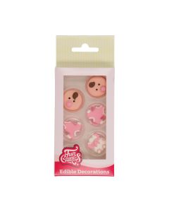 FunCakes Suikerdecoratie Baby Meisje Set/12