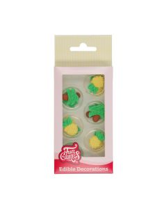 FunCakes Suikerdecoratie Ananas & Palmbomen Set/8