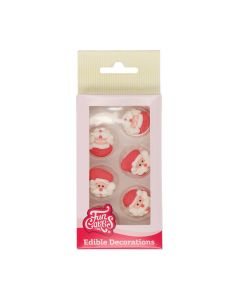 FunCakes Suikerdecoratie Kerstman Set/12