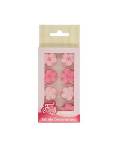 FunCakes Suikerdecoratie Bloemenmix Roze Set/24