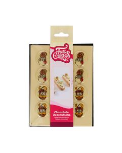 FunCakes Chocolade Decoraties Sint 3,8 cm pk/12