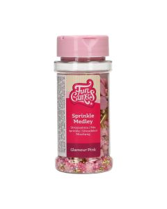 FunCakes Sprinkle Medley Glamour Pink 65 g