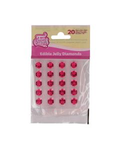 FunCakes Eetbare Jelly Diamonds Pink pk/20
