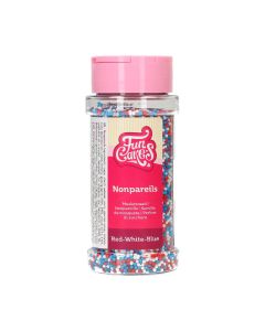 FunCakes Nonpareils Red-White-Blue 80 g