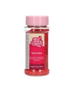 FunCakes Sugar Dots Rood 80 g