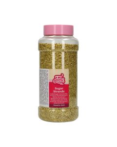 FunCakes Sugar Strands Metallic Goud 800g