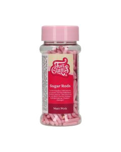 FunCakes Sugar Rods XL Mat Roze 70g