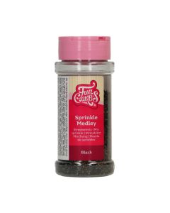 FunCakes Sprinkle Medley Zwart 65g