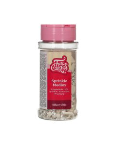 FunCakes Sprinkle Medley Silver Chic 65 g