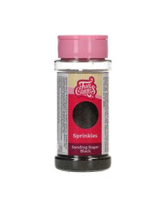 FunCakes Sanding Sugar 80g - Zwart