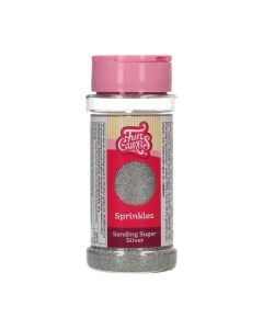 FunCakes Sanding Sugar 80g - Zilver