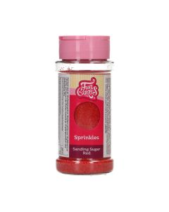 FunCakes Sanding Sugar 80g - Rood