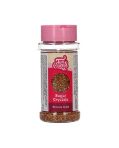 FunCakes Sugar Crystals Bronze Gold 80 g