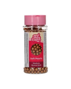 FunCakes Soft Pearls Medium Bronze Gold 60 g