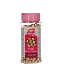 FunCakes Crispy Choco Pearls - Metallic Gold 60g