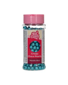 FunCakes Crispy Choco Pearls - Metallic Blue 60g