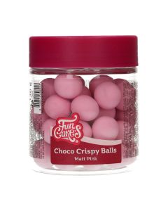FunCakes Choco Crispy Ballen - Mat Roze
