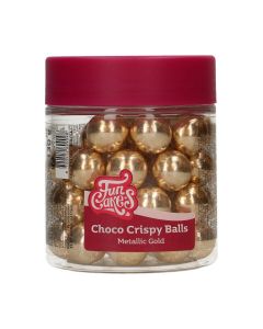 FunCakes Choco Crispy Ballen - Metallic Goud