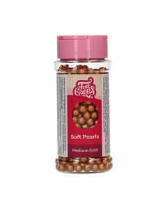 FunCakes Zachte Parels Medium Goud 60 g