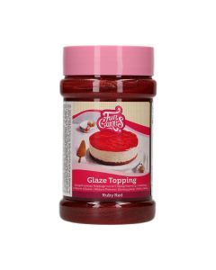 FunCakes Glaze Topping Ruby Rood 375 g