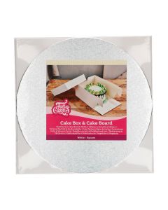 FunCakes Taartdoos & Rond Cake Board (3mm) 25x25x15 cm