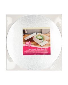 FunCakes Taartdoos & Rond Cake Board (3mm) 30 x 30 x 15cm