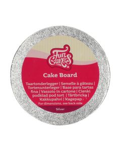 FunCakes Cake Board Rond Ø10 cm - Zilver