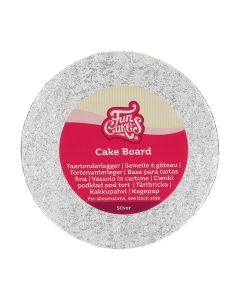 FunCakes Cake Board Rond Ø15cm - Zilver