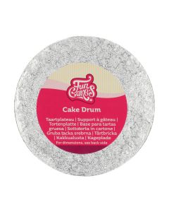 FunCakes Cake Drum Rond Ø15 cm - Zilver