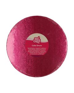 FunCakes Cake Drum Rond Ø25 cm - Cerise