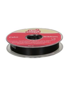 FunCakes Taartlint Zwart 15 mm x 20 m