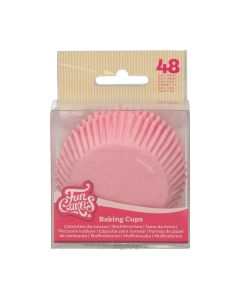 FunCakes Cupcakevormpjes Licht Roze pk/48