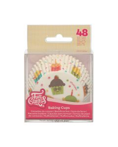 FunCakes Cupcakevormpjes Cupcake Party pk/48